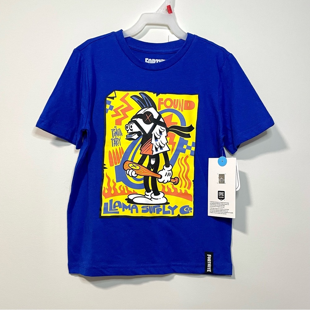 🟣2/$20 NEW Fortnite Llama Party Short Sleeve T-Shirt (size S)